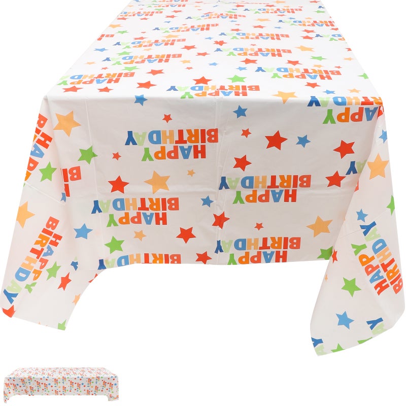 Kids Party Tablecloth with Premium Fabric, Reusable and Large Size, Suitable for All Ages - Image 1