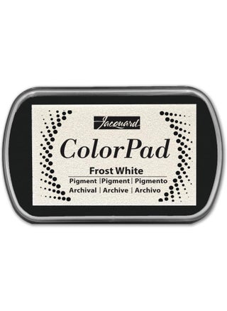 Jacquard ColorPad Archival Pigment Ink Stamp Pads Frost White  Acid Free  NonToxic  Excellent for Blending Embossing and Stamping - pzsku/ZF85C5C1B5EEC18CC4F47Z/45/1747233890/a4feb2cc-5dae-4fcf-9ab9-35c0cf7c847f