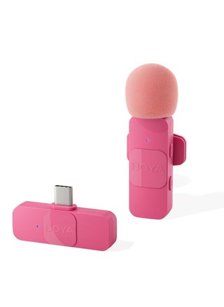 BY-V10 Ultracompact Wireless Microphone System with USB-C for Mobile (2.4 GHz) - Pink - pzsku/ZF85C5D200DCC434ED83CZ/45/_/1733046095/b816cdc9-ab13-43c9-8bfd-0ff030f34f14
