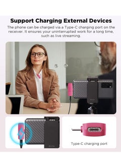 BOYA BY-V10 Ultracompact Wireless Microphone System with USB-C for Mobile (2.4 GHz)  - Image 4