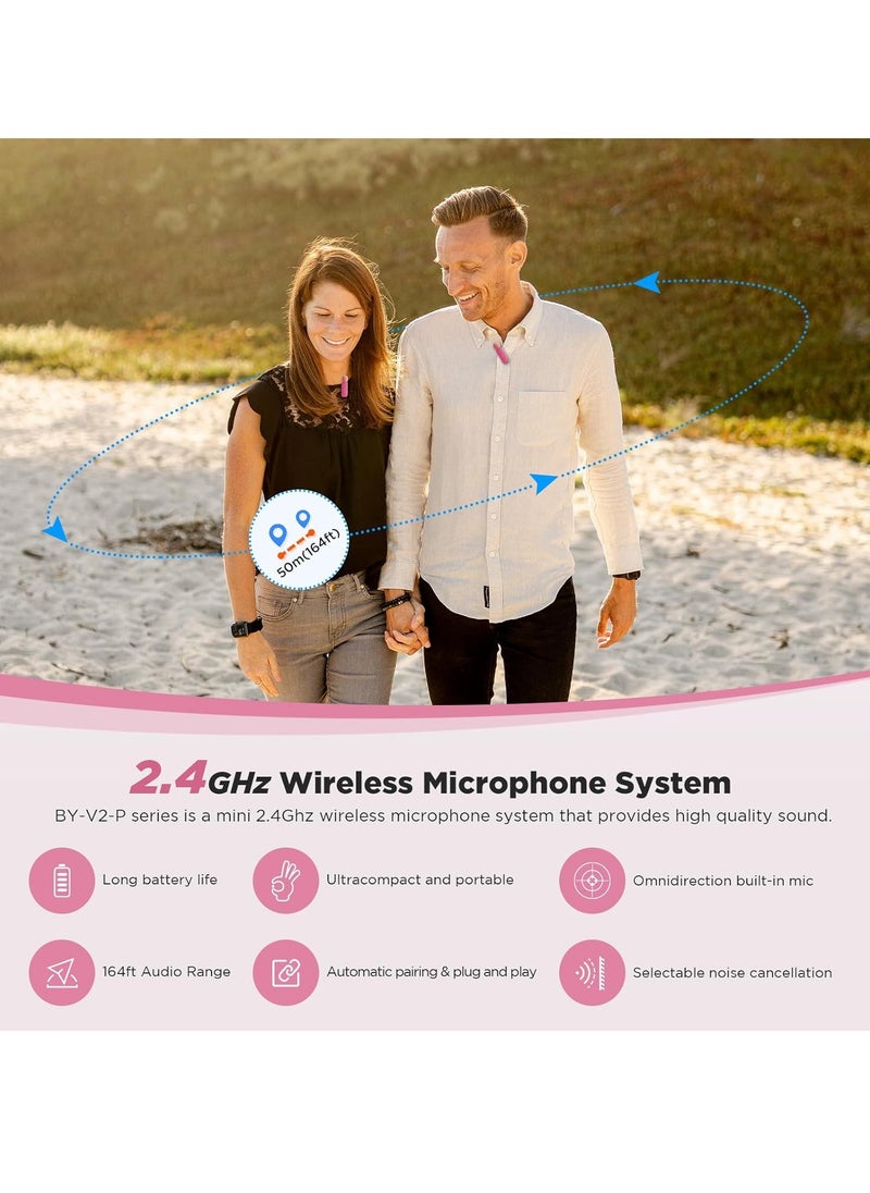 BOYA - BY-V10 Ultracompact Wireless Microphone System with USB-C for Mobile (2.4 GHz) - Image 1