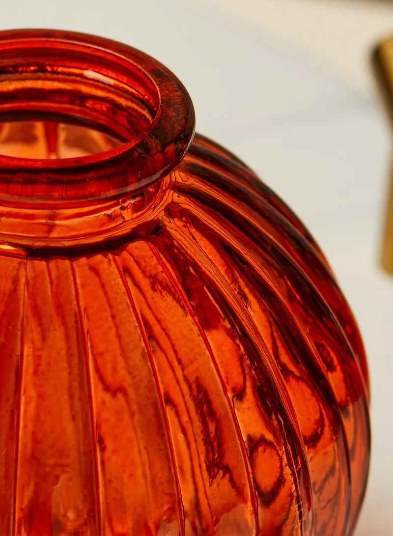 Sass & Belle Amber Glass Bud Vases Set Of 3