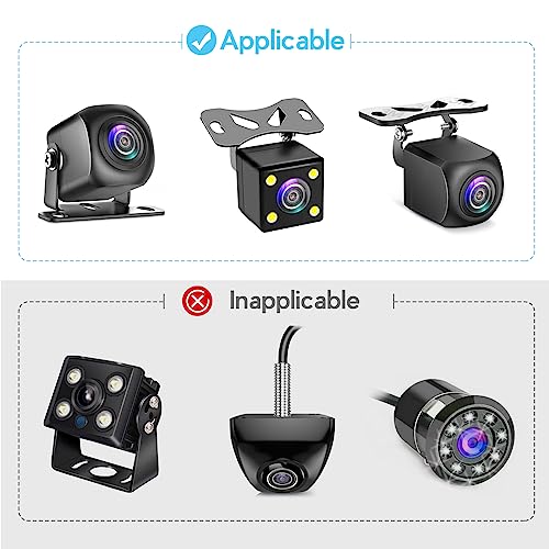 Pixelman Rear Camera Holder,(Adhesive-2PCS) Universal Back Windshield Backup Camera Mount,Rear View Camera Bracket,Rear Window Camera Mount,Dash Cam Mirror Camera Reverse Camera Mount - Image 3