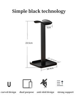 Headphone Stand, Desktop Headphone Stand, Gaming Headset Stand with Non-slip Silicone, Versatile Headphone Holder Fits All Headphones - pzsku/ZF85C78ED2D54BFCCFA31Z/45/_/1731664015/327cdeeb-bd3c-47ee-8d76-0b1087b44afe