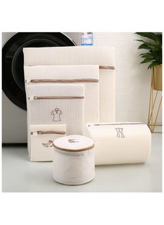 Generic 6-Piece Reusable Mesh Net Zipper Laundry Bag Set  - Image 1