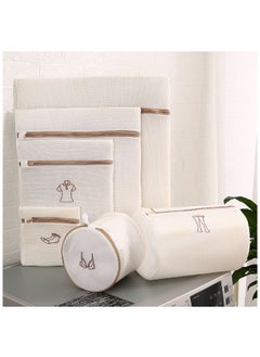 Generic 6-Piece Reusable Mesh Net Zipper Laundry Bag Set  - Image 3