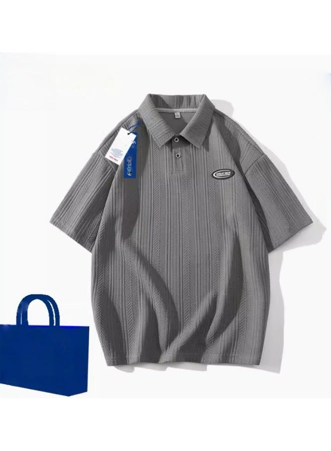 Nariele New Casual Breathable Versatile Short Sleeved Shirt