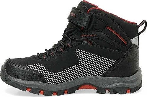LUMBERJACK Fuller Hi 3pr Velcro Waterproof Boy Outdoor Boots Black Red - Image 5