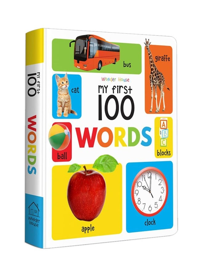 كلماتي المئة الأولى: كتاب لوحي للأطفال | جزء من سلسلة مكتبة كلماتي المئة | تعلم الكلمات اليومية مع صور ملونة – الحيوانات، الطعام، الألعاب، الأشياء والمزيد | كتاب تعليم مبكر للأطفال الرضع، الصغار ومرحلة ما قبل المدرسة | للأعمار من 0–5 سنوات