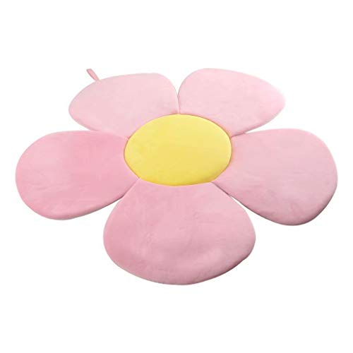SZCQ Baby Bath Lotus Cushion Sink Bather Petal Newborn Bathtub Mat Bathing Tub Seat Support Lounger Flower Bathing Pad Non-Slip Safety Sink Insert Tub Pink - Image 2