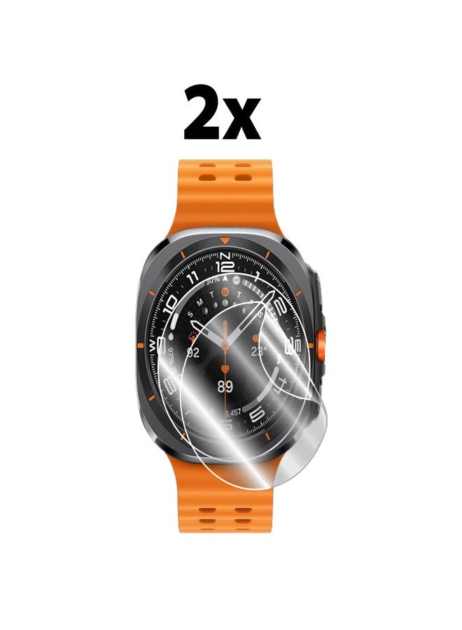 IPG for Samsung Galaxy Watch Ultra Smartwatch Hydrogel Screen Protector (2 Units) Invisible HD Clear Film Anti Scratch Guard-Smooth/Self-Healing/Bubble Free Watch-Ultra - Image 2