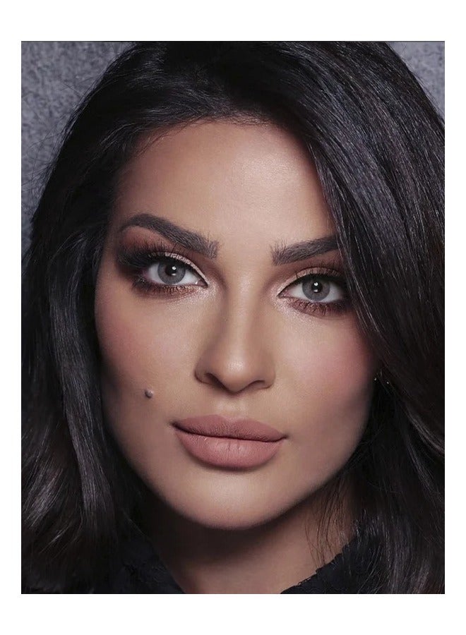 بيلا ايليت جراي بيج عدسات لاصقة للاستخدام لمدة 3 اشهر، عدسات لاصقة ملونة، عدسات لاصقة تجميلية، عدسات لاصقة رمادية، عبوة من عدستين - Image 2