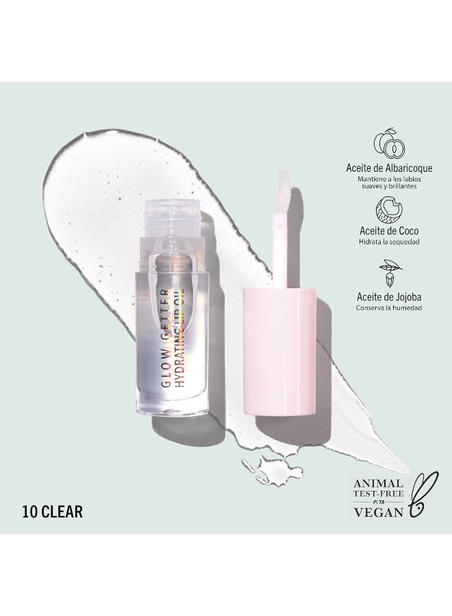 moira Glow Getter Hydrating Lip Oil (010, Clear) - Image 2