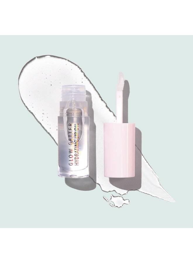 moira Glow Getter Hydrating Lip Oil (010, Clear) - Image 4