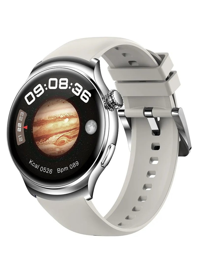 Generic - New Arrival Smart Watch Z93 Pro With HD Large Screen,Round Dial Smart Watch,BlueTeeth Calling,Message Reminder,Gesture Control,Health Monitor,Fitness Sport Tracker,Wireless Charging, Multifunctional And Multilingual, Long Last Battery,Grey - Image 1
