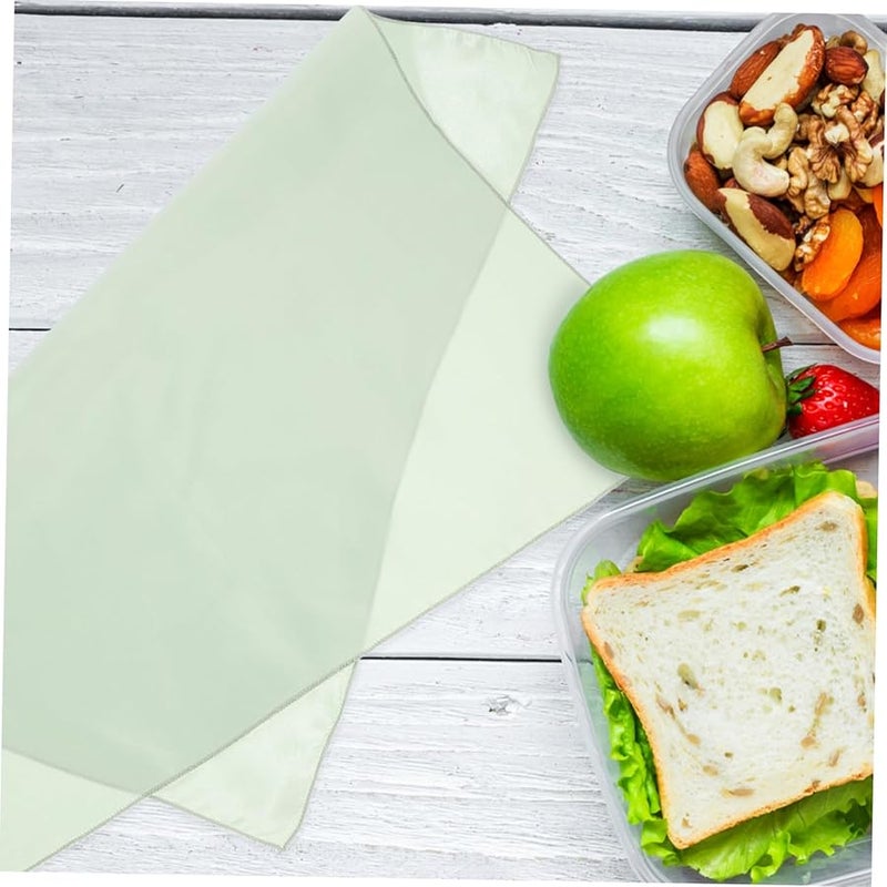 6 قطع مناديل الساتين القابلة لإعادة الاستخدام، قماش ماص للماء لحفلات الطعام والمهرجانات - Image 3