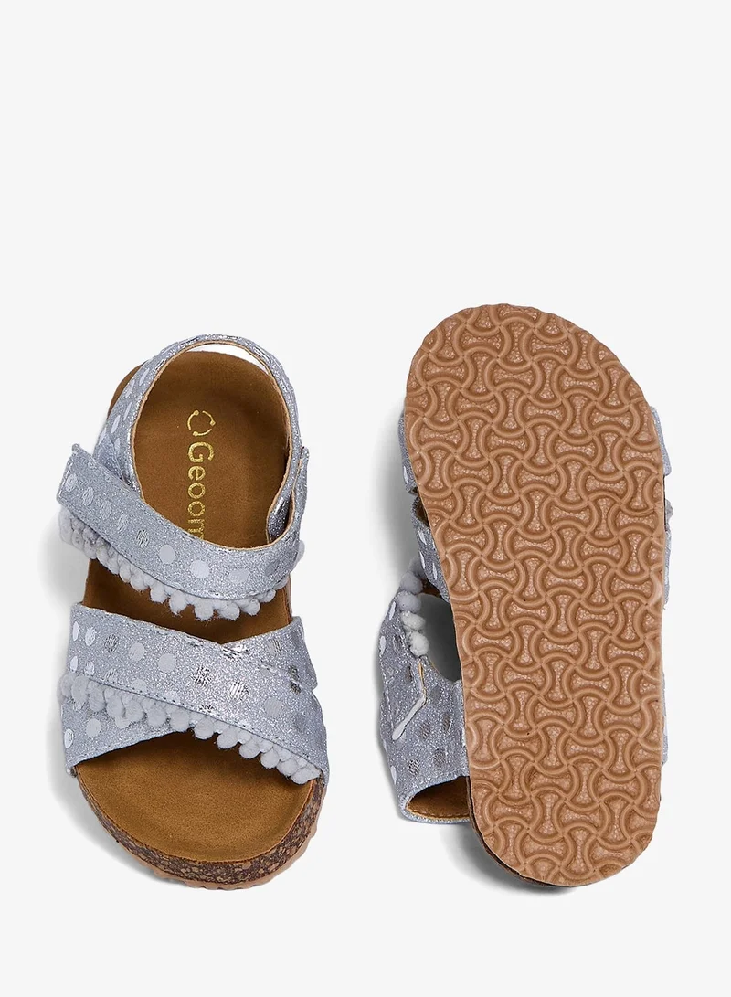 Geoomnii GREY Geoomnii Girls’ Sandals – Comfortable Casual Sandals for Children, Pre-Teen & Junior Girls for School, Play & Everyday Wear for Women | Best Price UAE