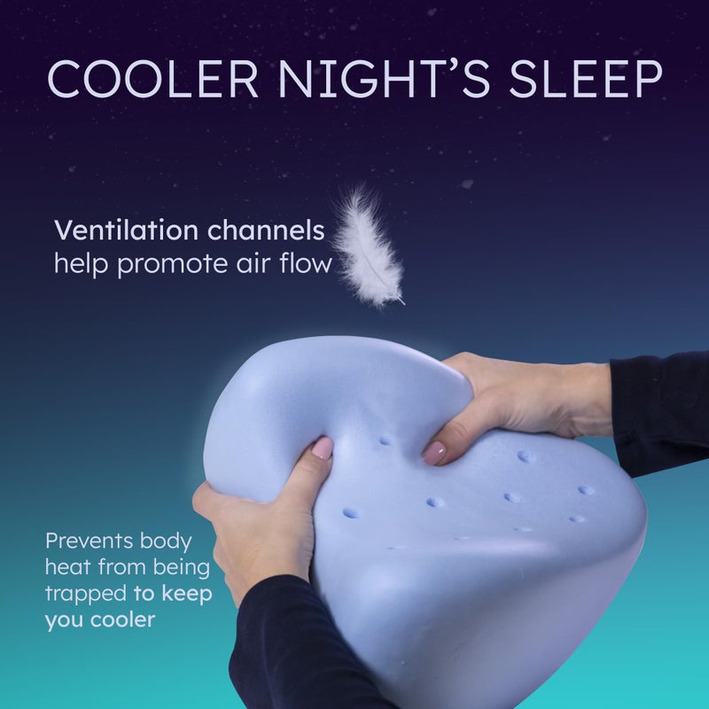 Contour Legacy Leg & Knee Foam Support Pillow for Side Sleepers Soothing Relief for Back, HIPS, Knees, Joints, Nerves & Muscles - Image 4