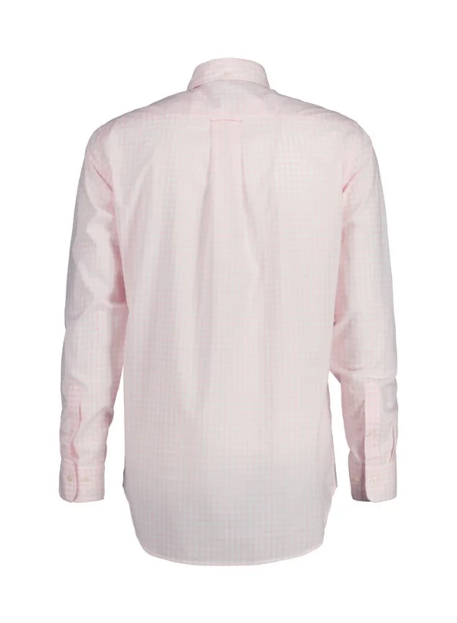 GANT Gant Regular Fit Gingham Poplin Shirt