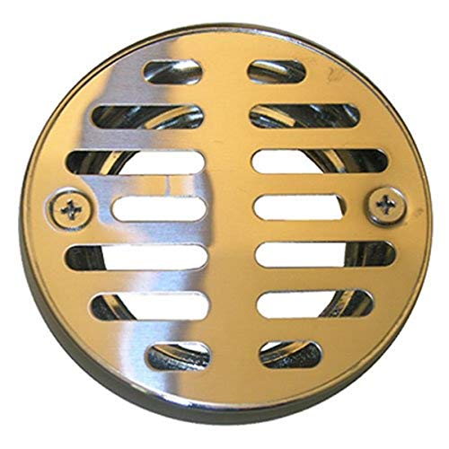 LASCO 03-1243 3-1/4-Inch with 2 Screws Shower Drain Grate, Chrome Plated - Image 5