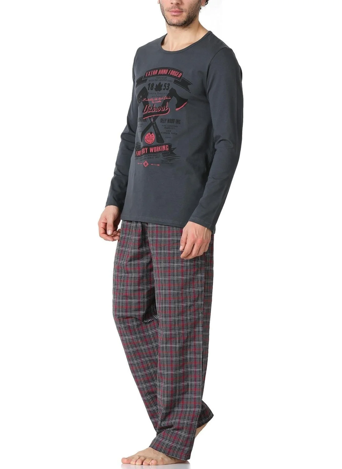 دو رى مى Dark Damon Men's Pajamas Set