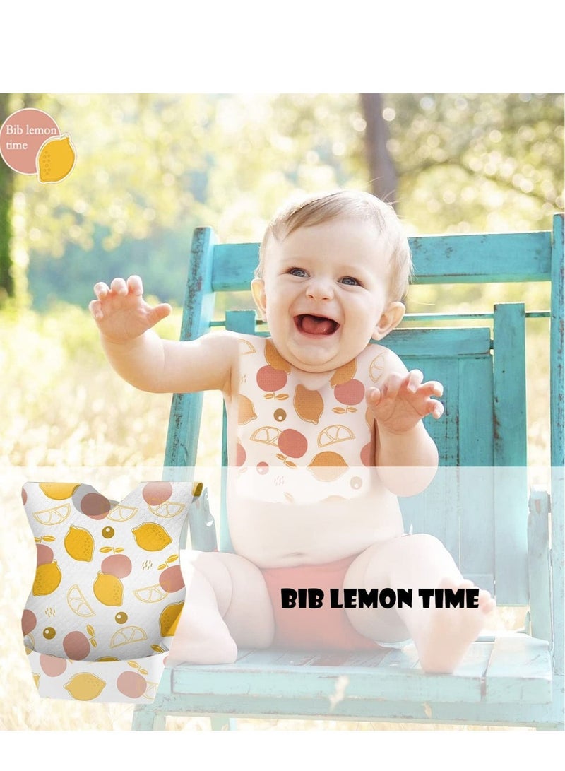 40-Piece Thickened Disposable Bibs, Disposable Travel Bibs, Non-Woven Fabric that Eats Saliva Paper Bibs, Clothing Protection for Boys and Girls - Image 3