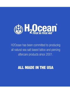 H2Ocean H2Ocean Piercing Aftercare Spray, Saline Spray for Piercings Cleaning Solution, with Sea Salt Nipple, Ear, Nose, Lip, Belly Piercings Cleaning Spray with Sea Salt & Bump Treatment, Set of 2  - Image 4