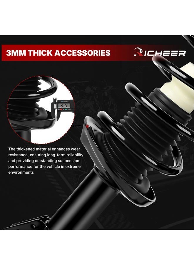 Richeer 172286 Front 2 PCS Strut Assembly Compatible with 2006-2011 Civic, Shock Absorber Front with Coil Spring Steel Replacement 172287 - Image 5