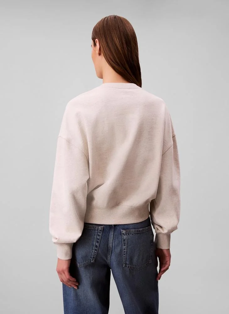 CALVIN KLEIN Logo Crew Neck Sweatshirt