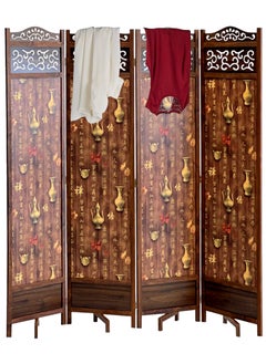 Living Room Divider 4 Panel Room Partition, Foldable Freestanding 180*200 CM  - Image 4