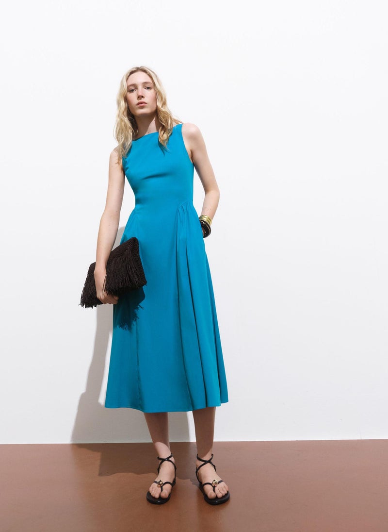 MANGO Sleeveless Midi Dress  - Image 1