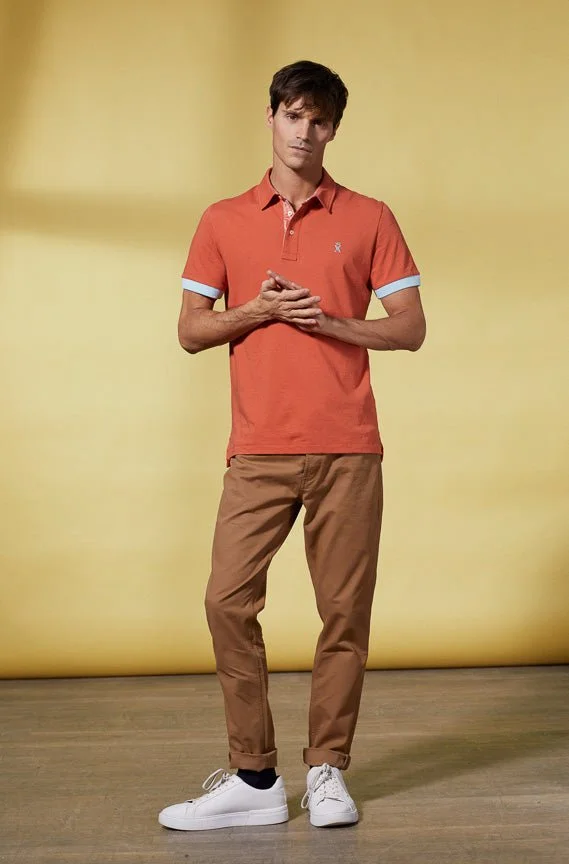 Vicomte A. Portrush - Burnt Orange Polo