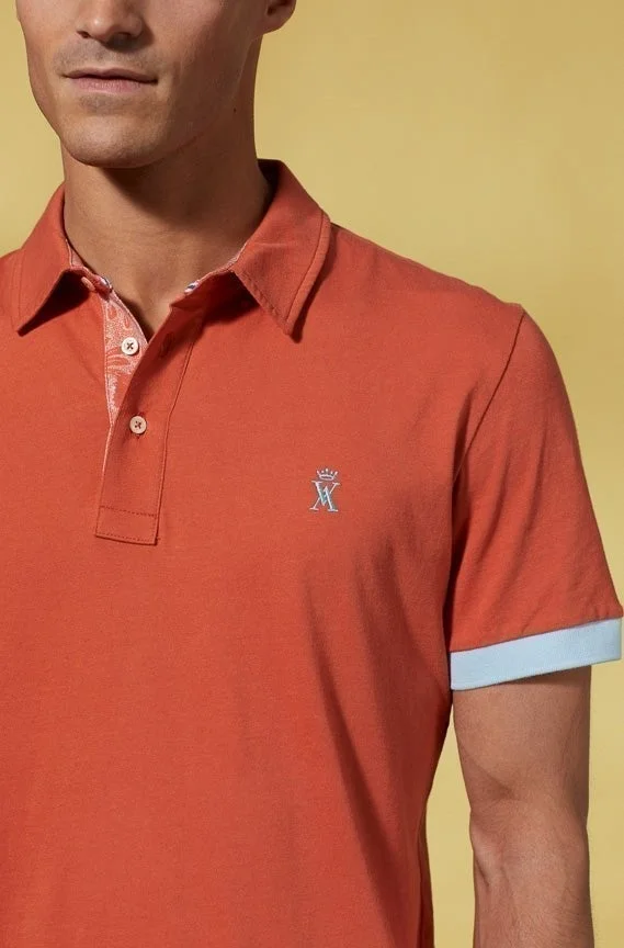 Vicomte A. Portrush - Burnt Orange Polo