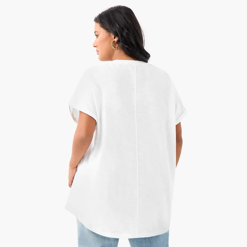  أولا بوبكن Plus Size Ulla Popken Printed T-shirt