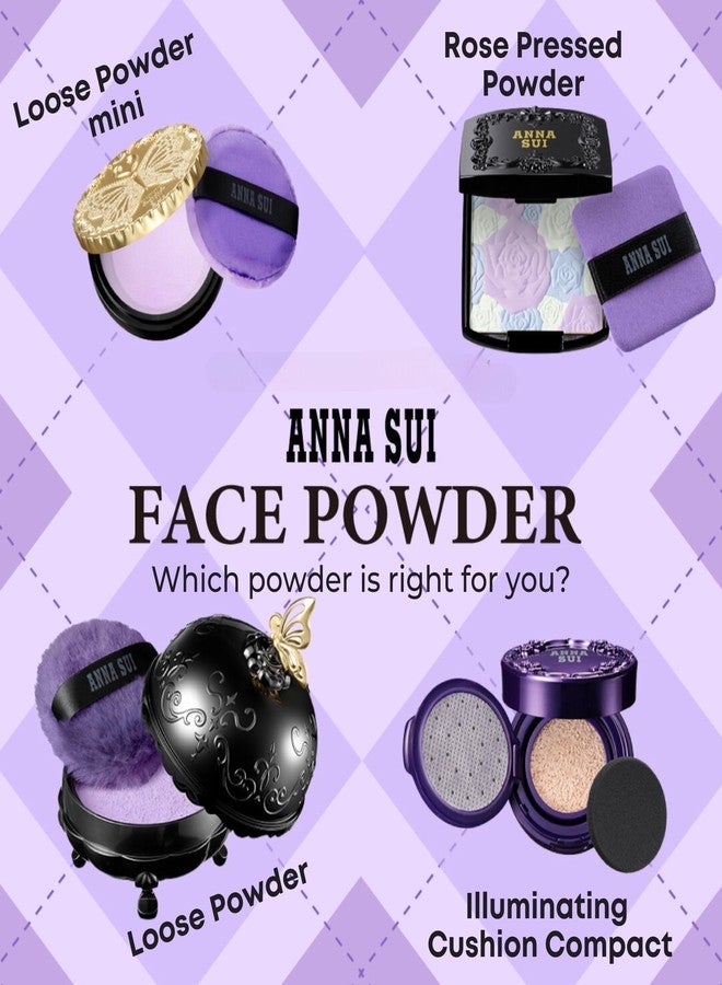 ANNA SUI Rose Pressed Powder - Refill Only - Creates Silky Smooth Finish with Rich Radiance - Ultimate Coverage - Long-Lasting - 300 Pink - 0.49 oz. - Image 2