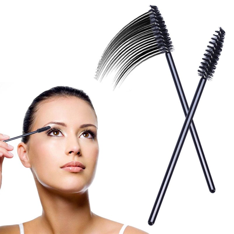 LoveBB Disposable Mascara Wands Brush Makeup Spoolies Bulk for Eyelash Extensions, Black (1000 Pieces) - Image 4