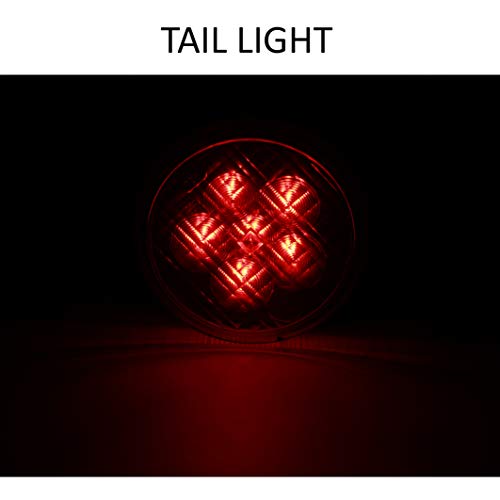 CPOWACE Pair LED Tail Light Rear Lamp Replacement Compatible with Kawasaki Teryx Teryx4 2012-2016 (red) - Image 4
