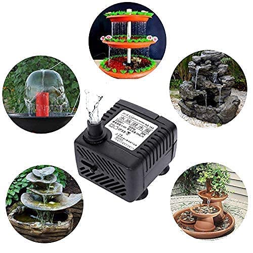 Venusaqua VENUS AQUA 50GPH Mini Submersible Water Pump | 3W Silent Aquarium Pump with Pipe | Compact Fish Tank, Pond, Fountain & Hydroponics Pump (1 Piece) - Image 1