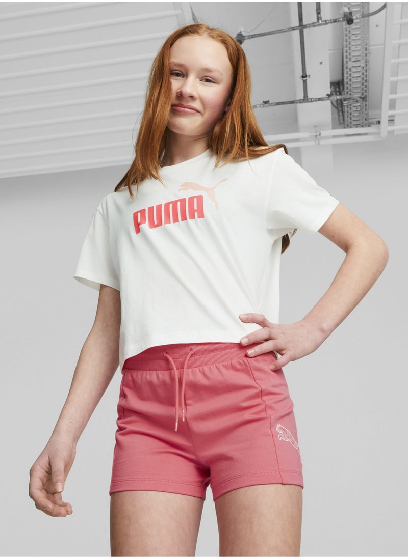 PUMA - Power Kids Girls High Waist Shorts - Image 1