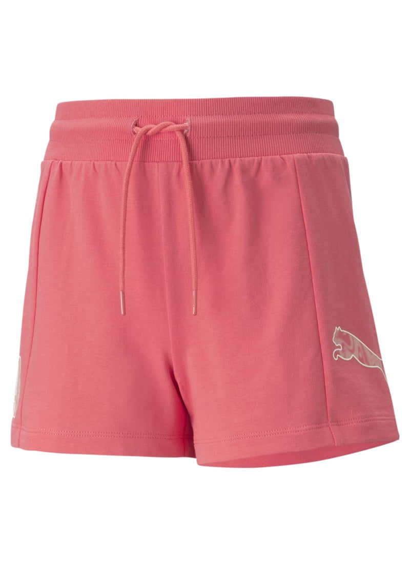 PUMA - Power Kids Girls High Waist Shorts - Image 1
