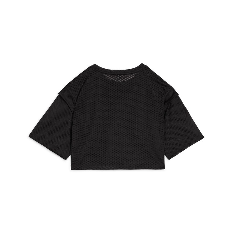 PUMA FIT Womens Black Crop T-shirt - Image 5