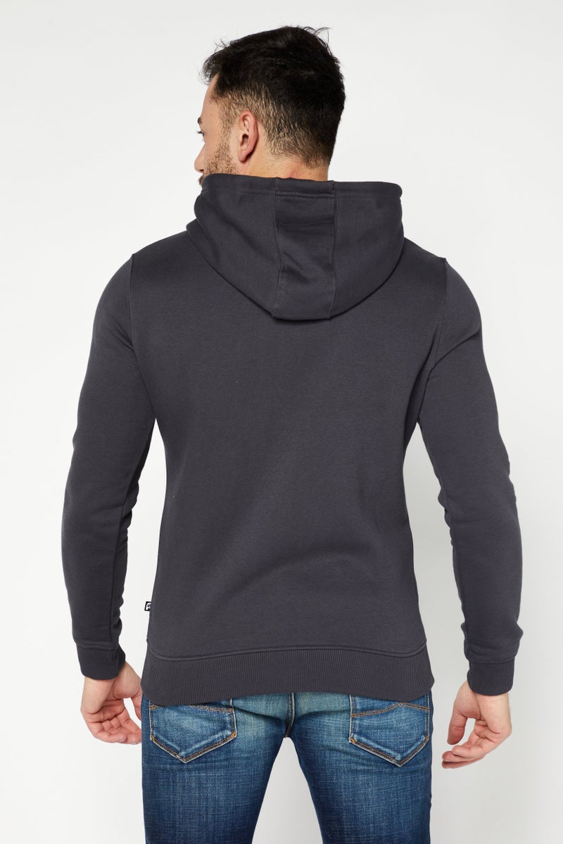 Penfield Men Hooded Brand Logo Sweatshirt, Grey - Image 2