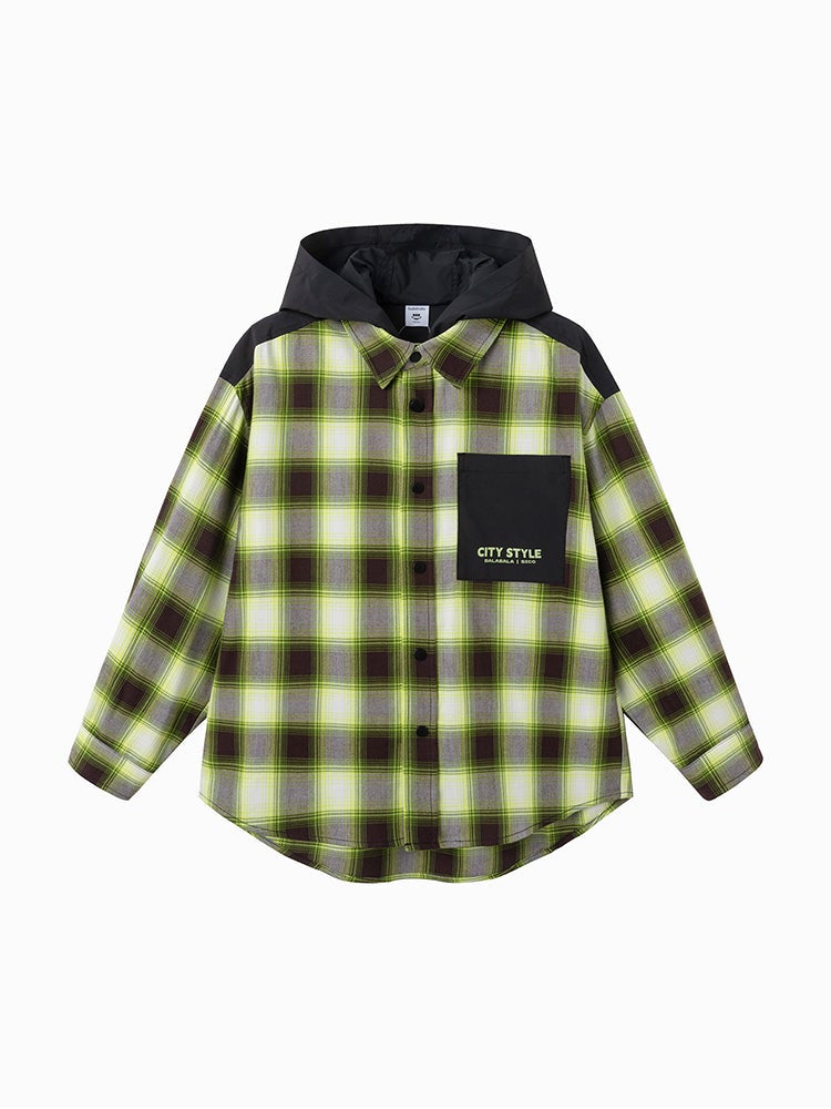 بالابالا قميص بطبعة مربعات للأولاد - Image 1