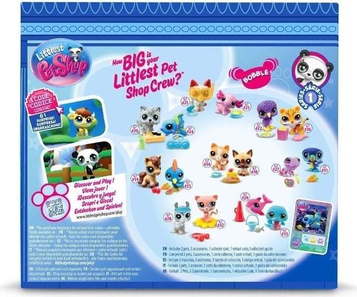 Lps Minis Dog and Tropical Fish 2 Piece Figure Set