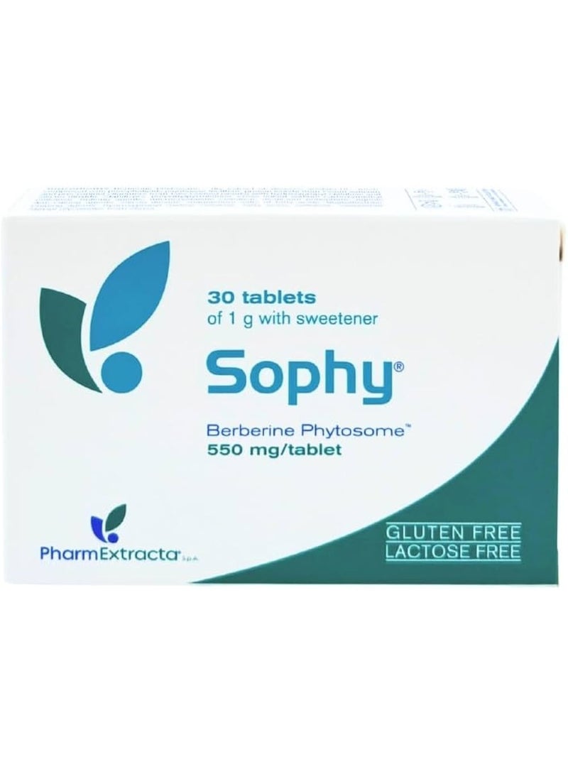 Sophy Berberine 550mg 30 Capsules – Supports Healthy Blood Sugar & Hormonal Balance - Image 1