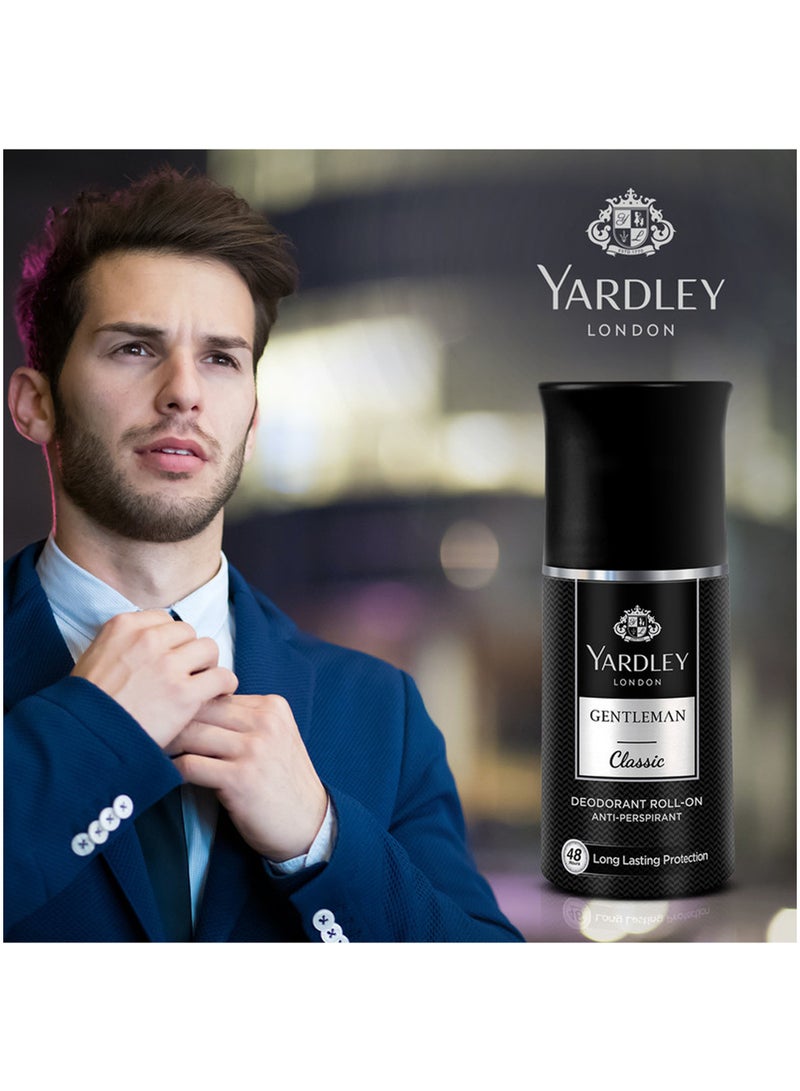 Yardley Gentleman Classic Deodorant Roll On - Image 2