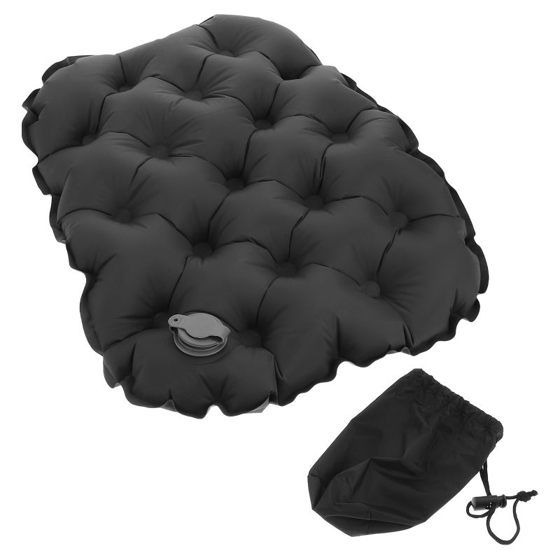 2pcs Inflatable Seat Cushion Camping Seat Chair Pad Sitting Mat For Backpacking Hiking Outdoor Picnic Mountaineering Stadium Travel - Image 5