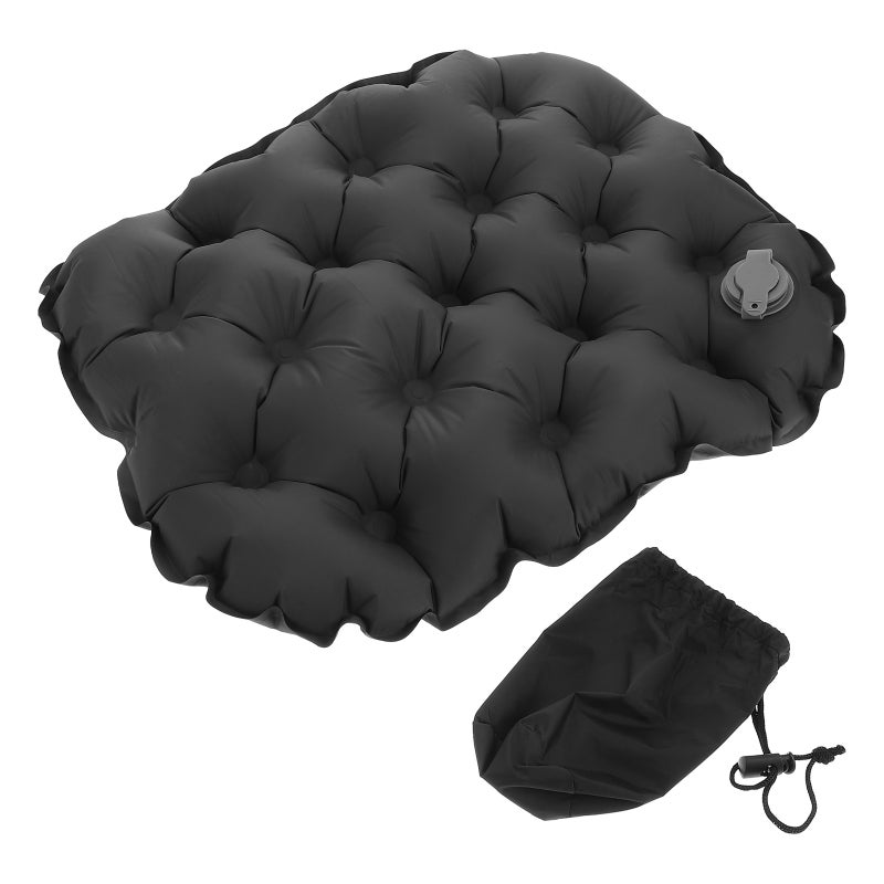 2pcs Inflatable Seat Cushion Camping Seat Chair Pad Sitting Mat For Backpacking Hiking Outdoor Picnic Mountaineering Stadium Travel - Image 4