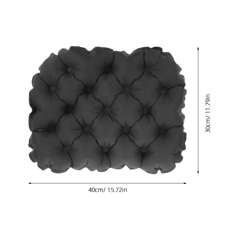 2pcs Inflatable Seat Cushion Camping Seat Chair Pad Sitting Mat For Backpacking Hiking Outdoor Picnic Mountaineering Stadium Travel - Image 3