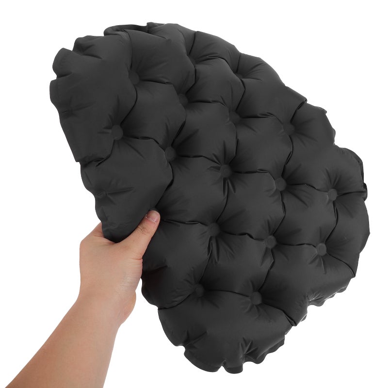 2pcs Inflatable Seat Cushion Camping Seat Chair Pad Sitting Mat For Backpacking Hiking Outdoor Picnic Mountaineering Stadium Travel - Image 2